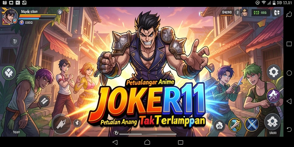 Tampilan gameplay <strong>JOKER11</strong> dengan karakter anime yang memukau.