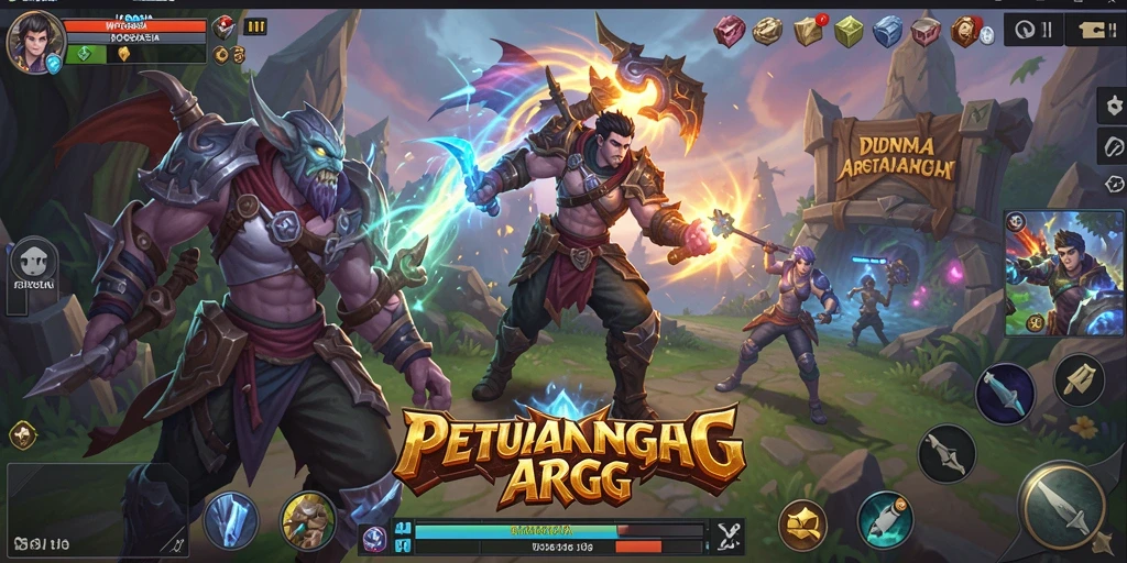 Tangkapan layar gameplay ARPG MPO88ASIA yang memukau.