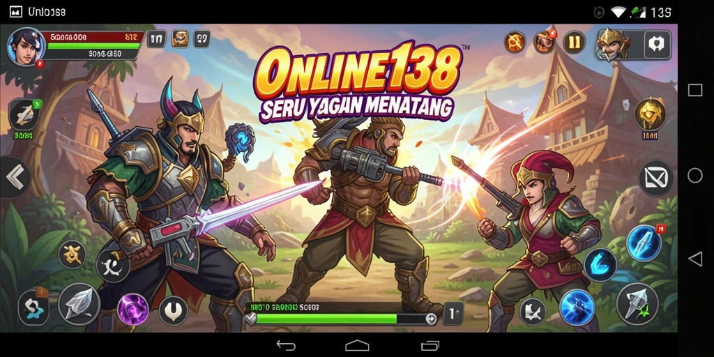 Tampilan gameplay menarik dari petualangan seru di ONLINE138.