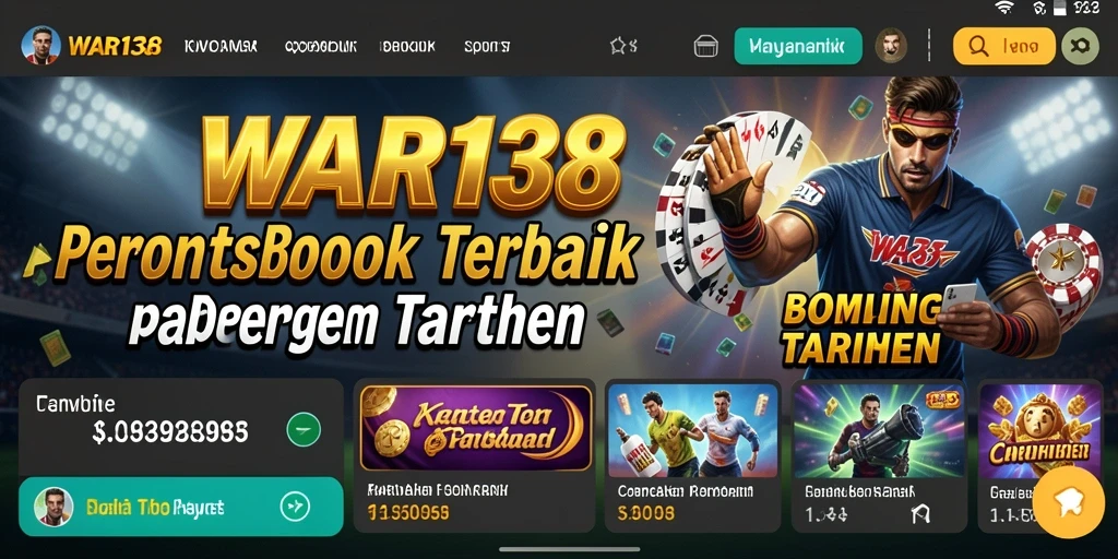 Tangkapan layar WAR138 menampilkan pengalaman taruhan olahraga yang menarik.